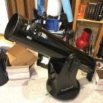 Orion Skyquest XT8 in a room