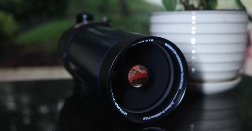 Maksutov optical tube of ETX 90