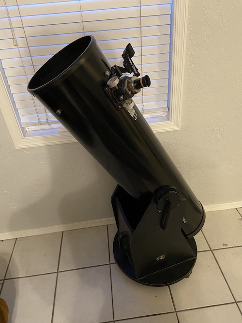 Orion Skyquest XT10 dobsonian telescope