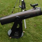 Orion SkyQuest XT8i with Laser pointer attached temporarily