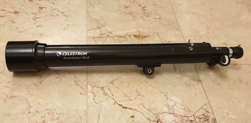 Optical tube of Celestron Powerseeker 50AZ
