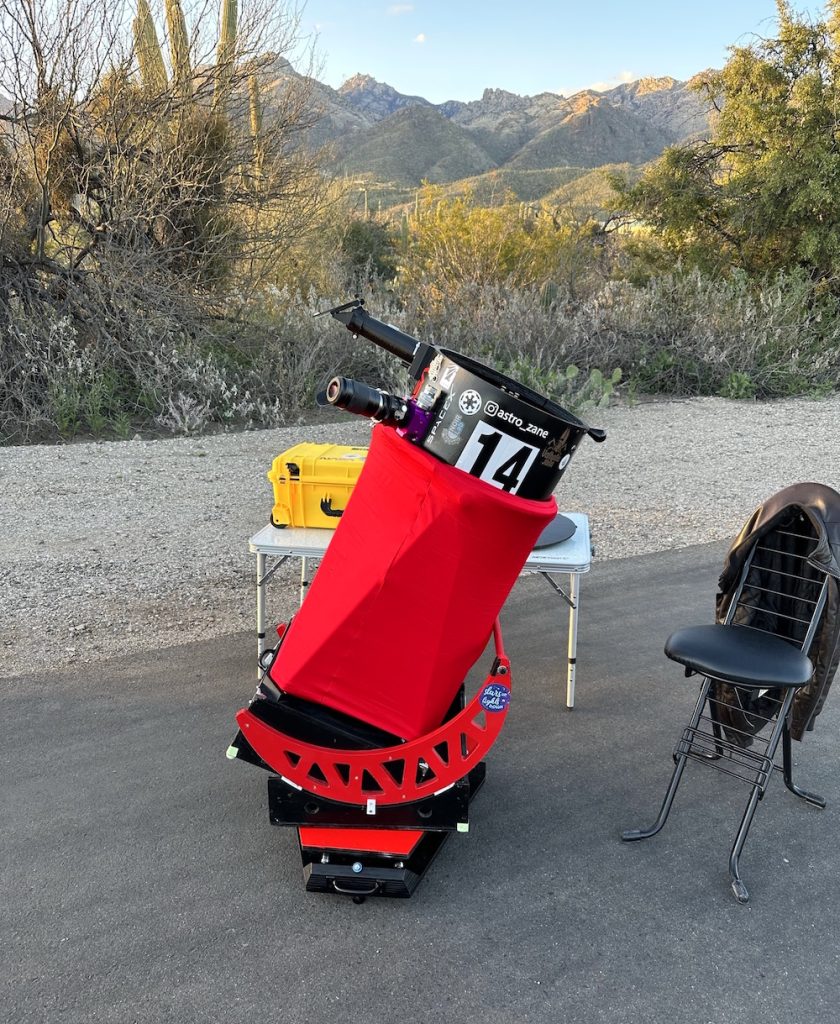 14.7" f/2.9 Dobsonian built by me