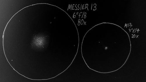 Messier 13 sketch