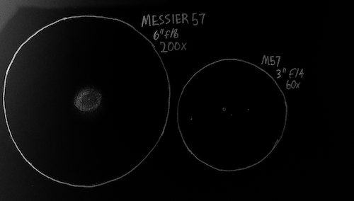 Messier 57 sketch