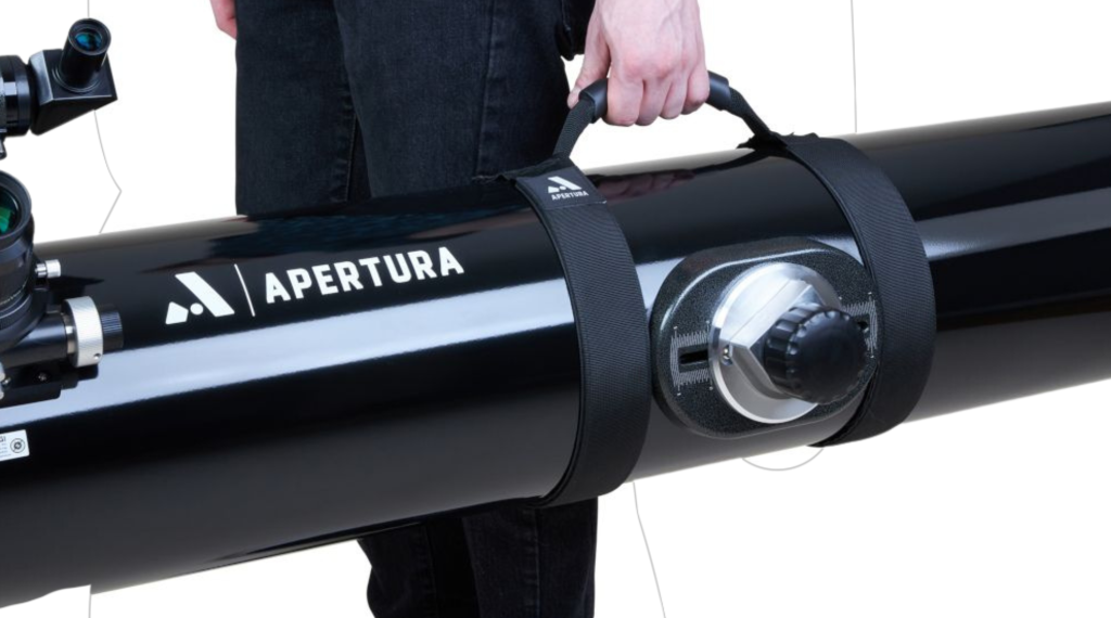 Lifting Strap on Apertura 12" dobsonian optics