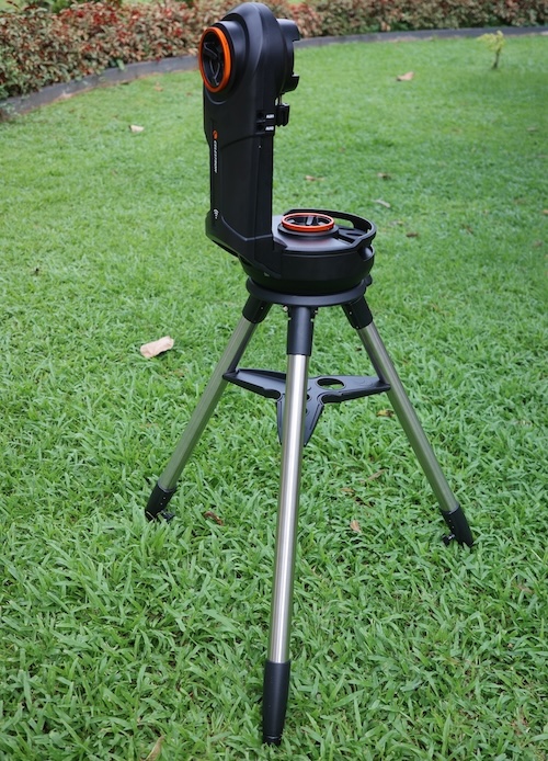 The tripod and Evolution mount