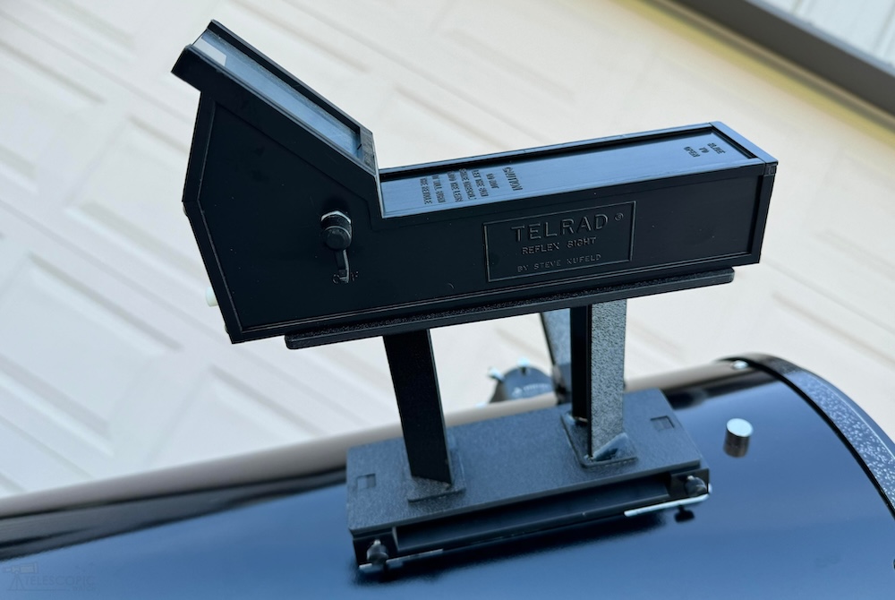 Using Telrad Finderscope on the Apertura AD10 Dobsonian