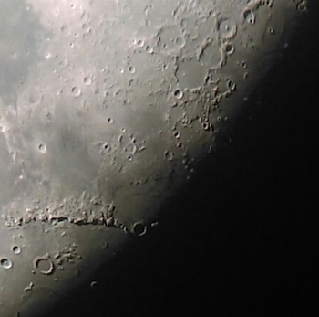 Seeing moon with SkyWatcher 8 FlexTube