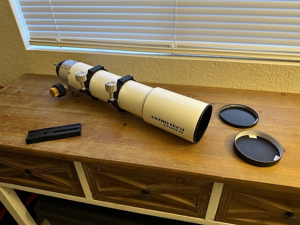 80mm apochromat, Astro-Tech AT80ED owned by me