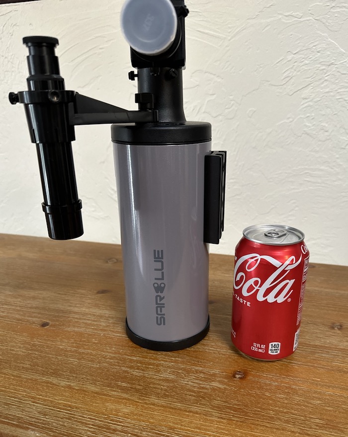 Sarblue Mak70 alongside a coke
