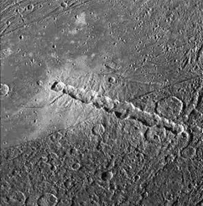 Ganymede: Torn Comet - Crater Chain