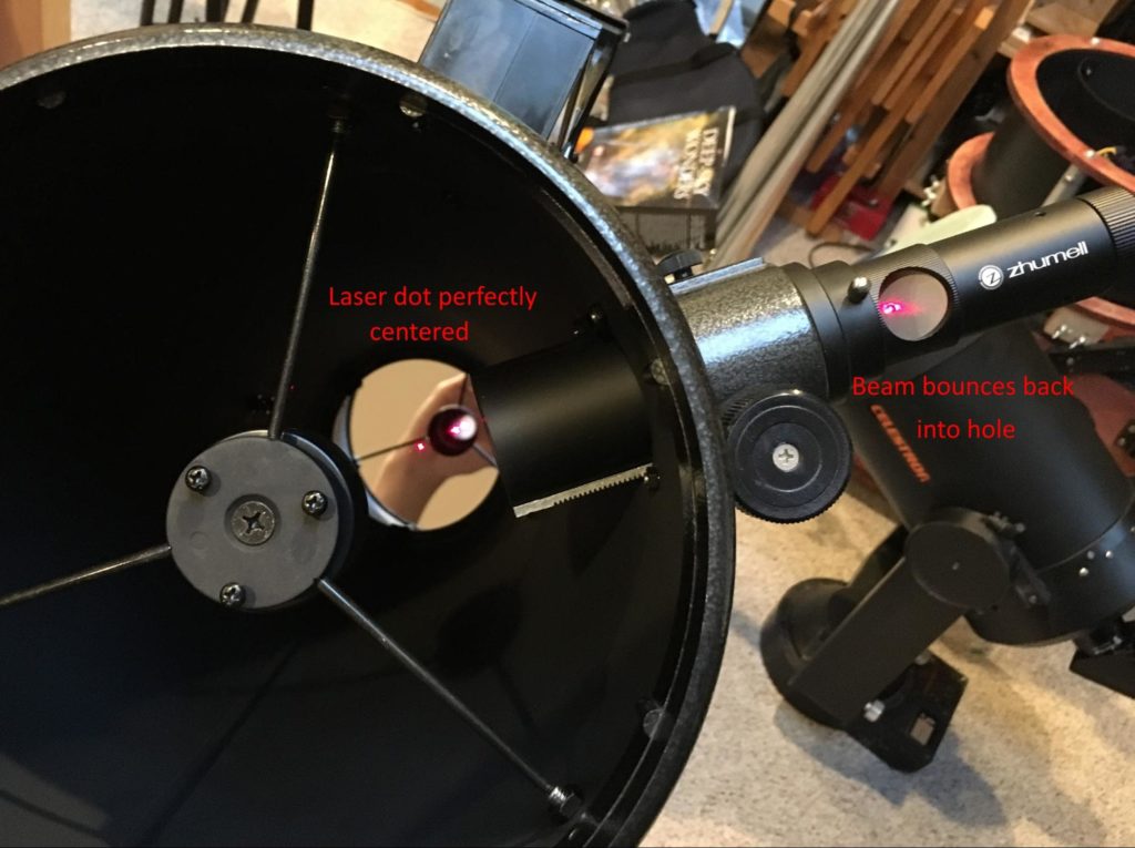 perfectly collimated scope