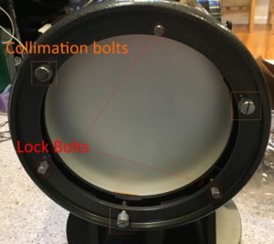 bolts on primary mirror