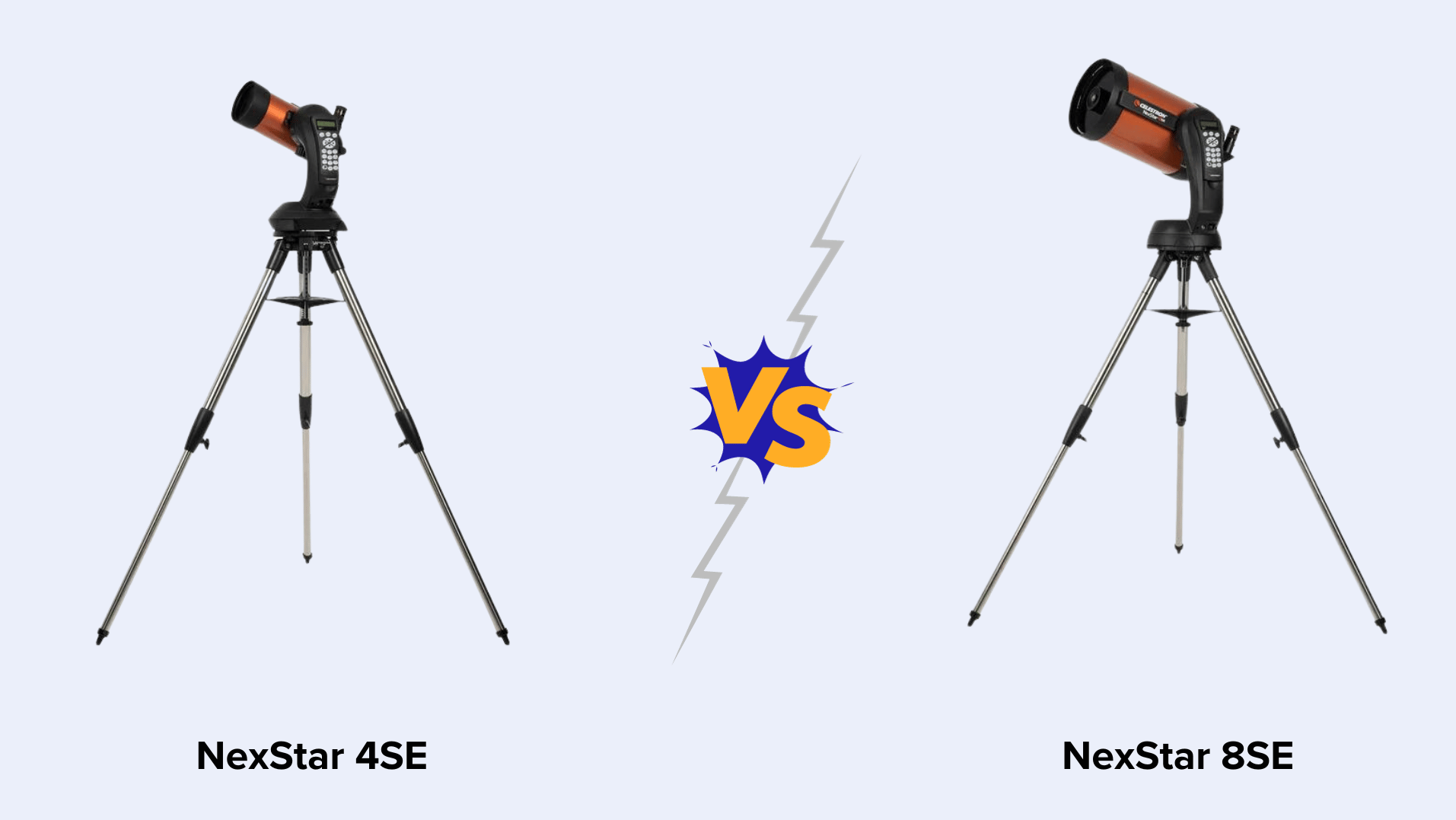 Celestron Nexstar 4SE Maksutov vs NexStar 8SE SCT