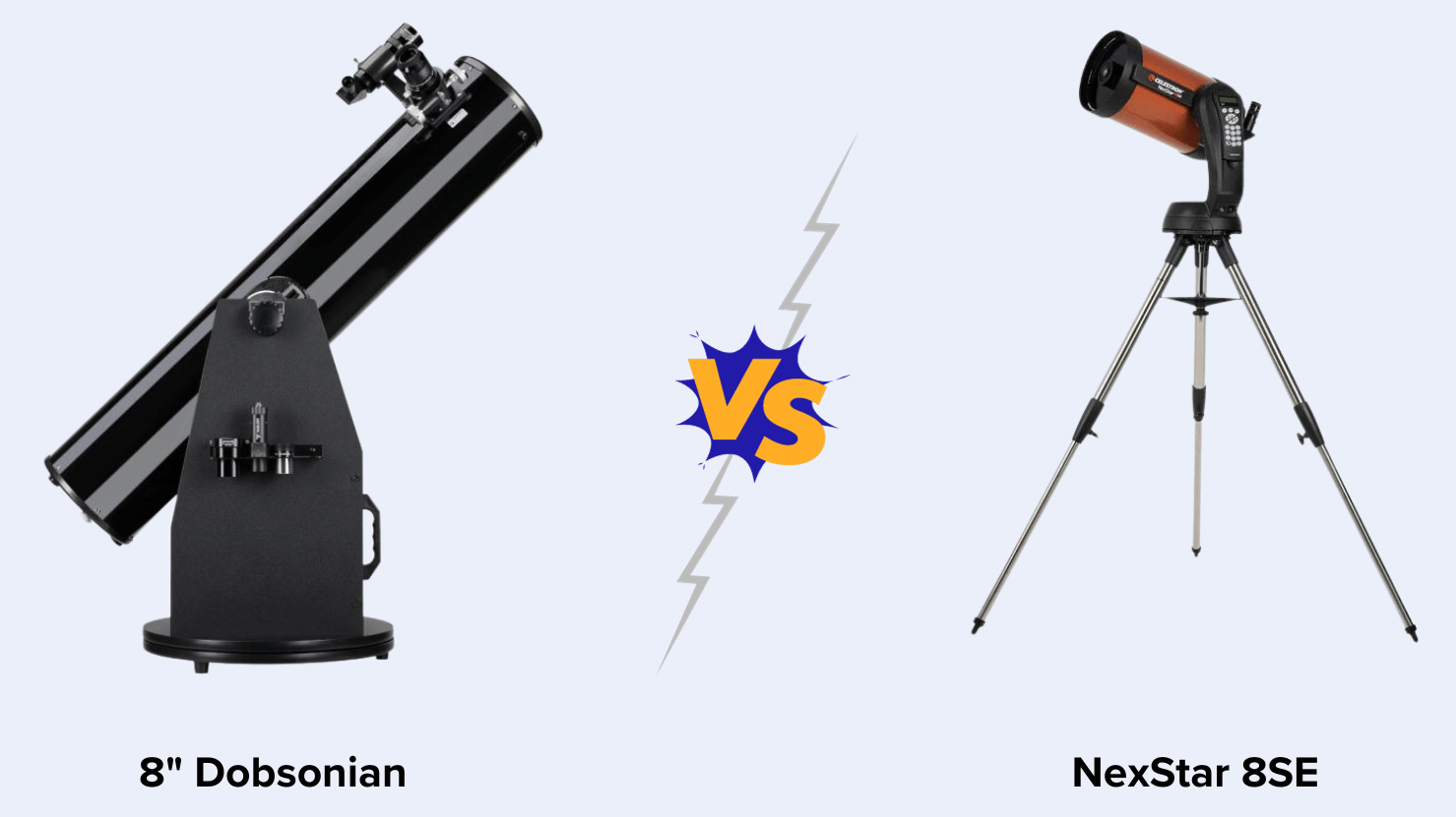 8" Dobsonian vs Celestron NexStar 8SE