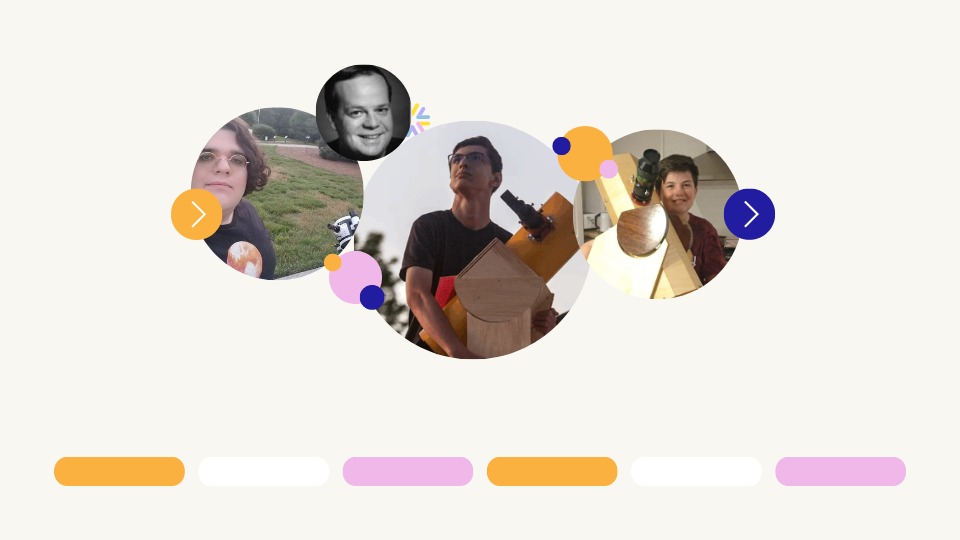 Zane Landers, Ed Anderson, Logan Nicholson and Luna Gregoria: TelescopicWatch's expert team members