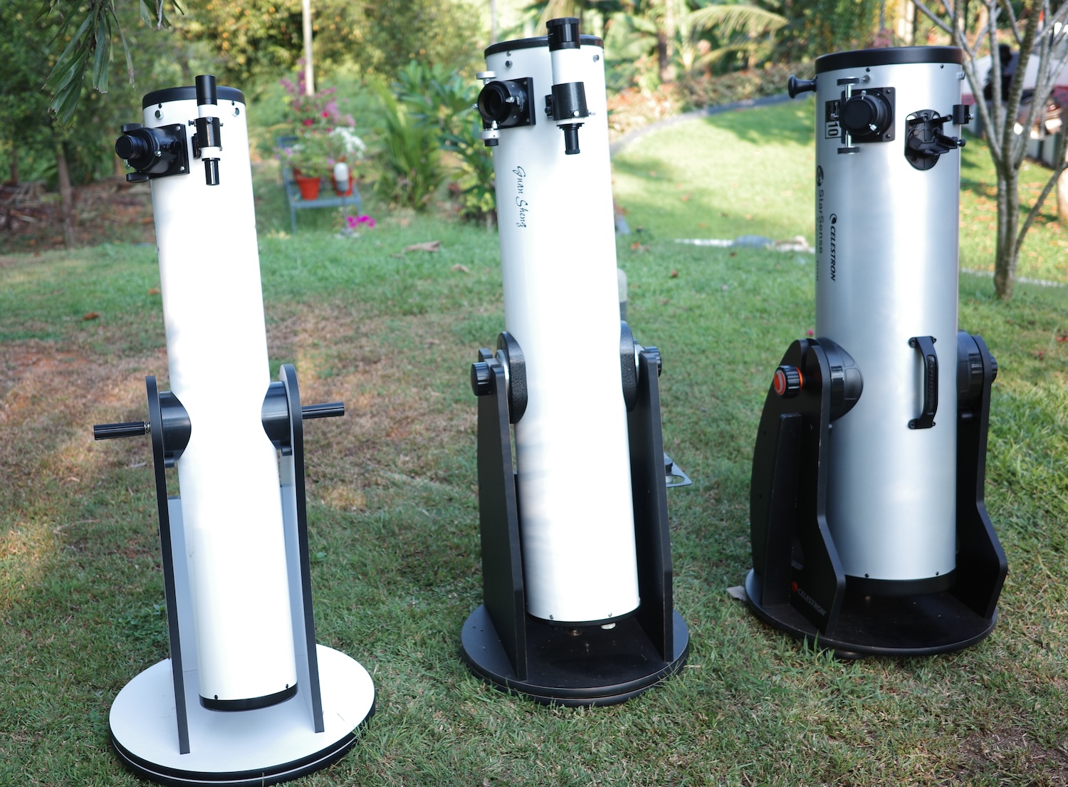 6", 8" and 10" dobsonians