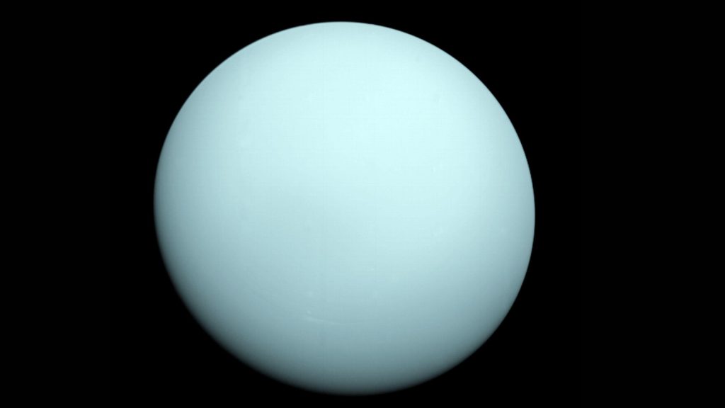 Uranus picture taken by NASA's Voyager 2
