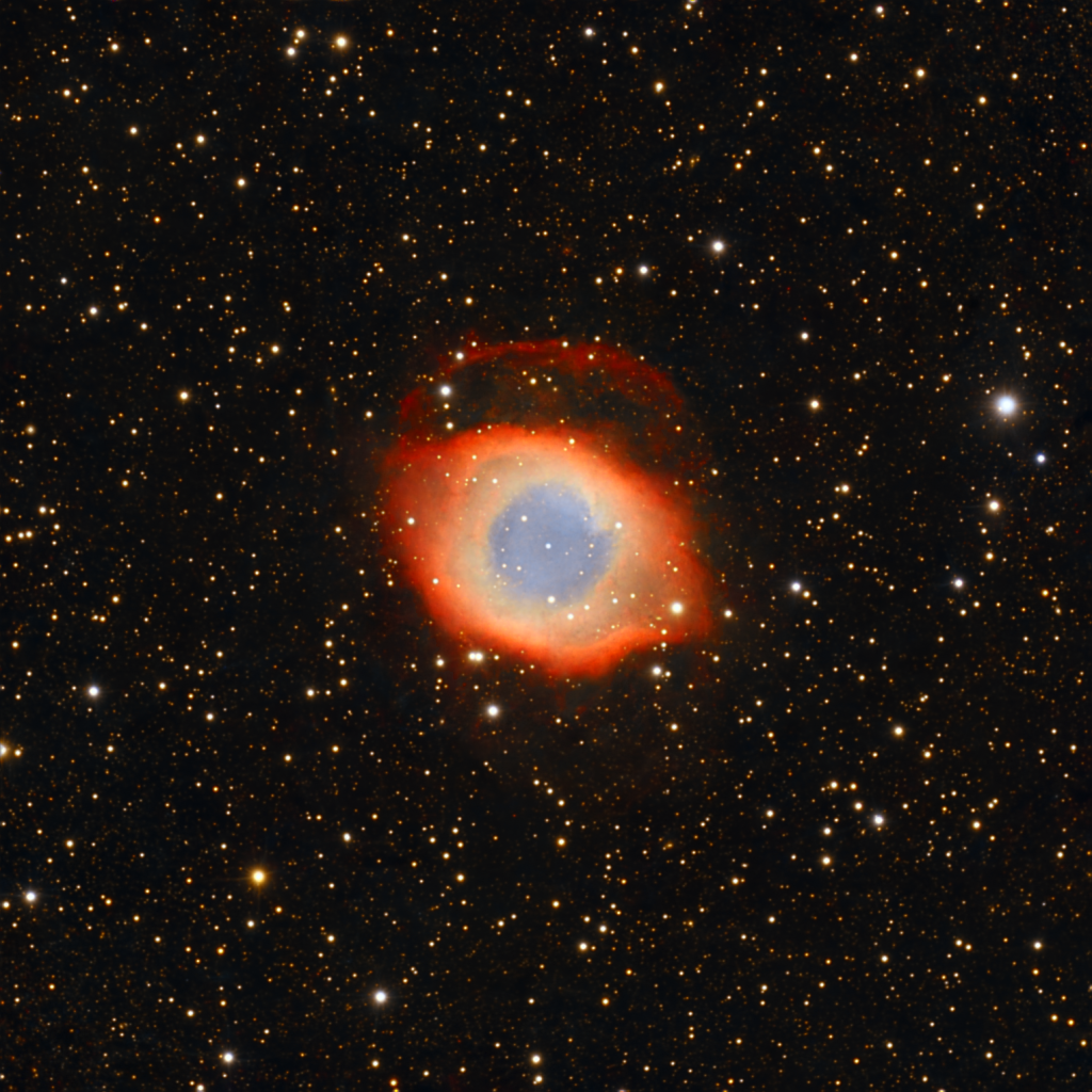Helix nebula, 7h 20 min exposure