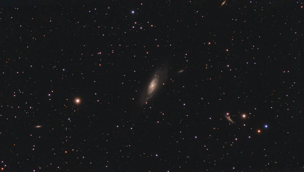 M106 - 10 hours, astro filter; image using Dwarf Mini